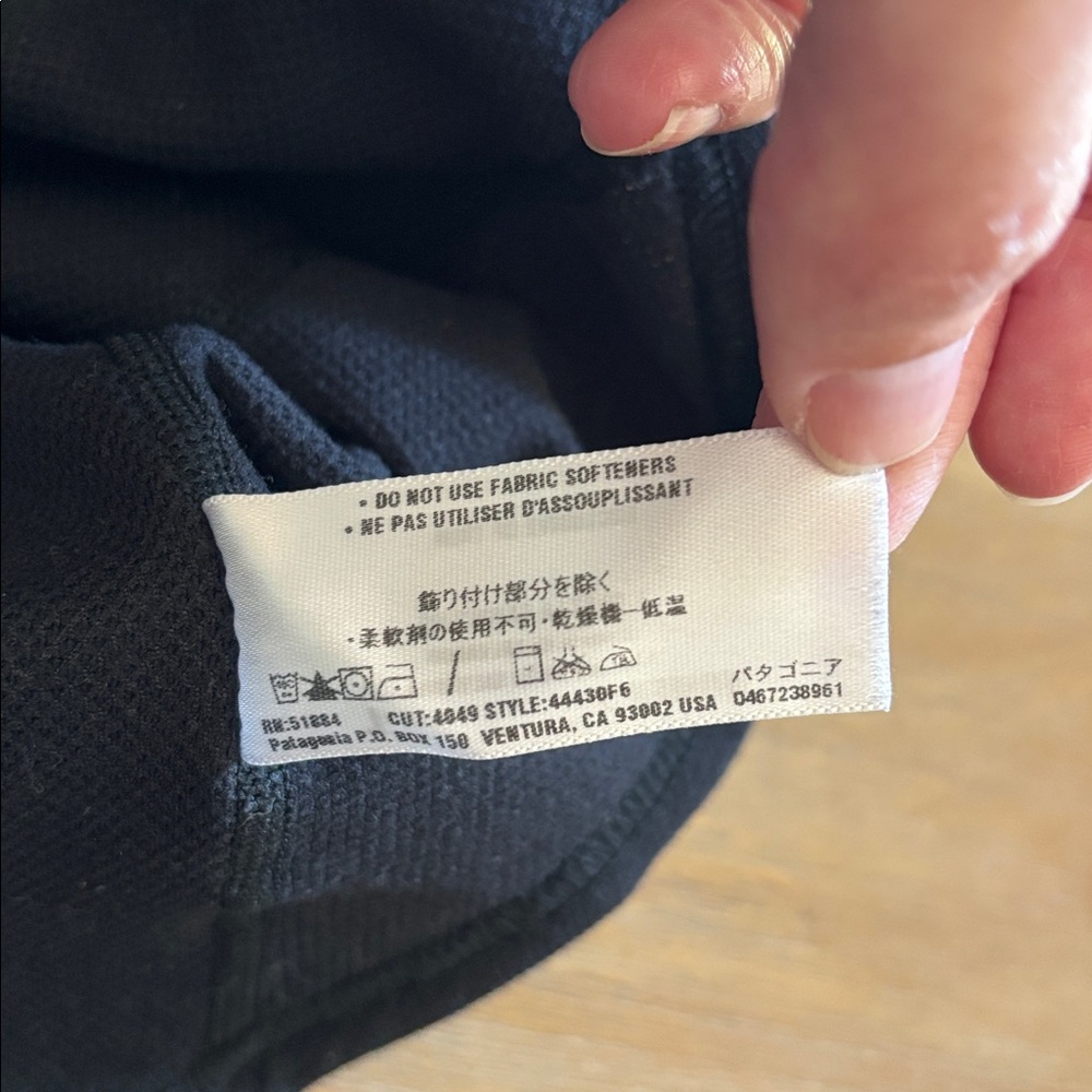 Patagonia Performance Base Layer Crew Neck Long Sleeve Top Capilene Midweight, L - Picture 8 of 8
